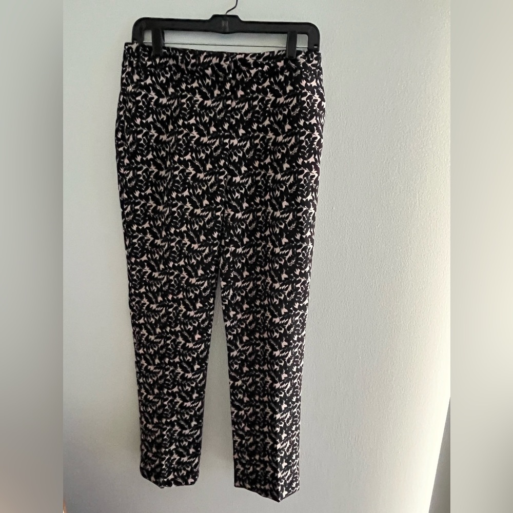 Adorable patterned business pants from Cynthia Rowley